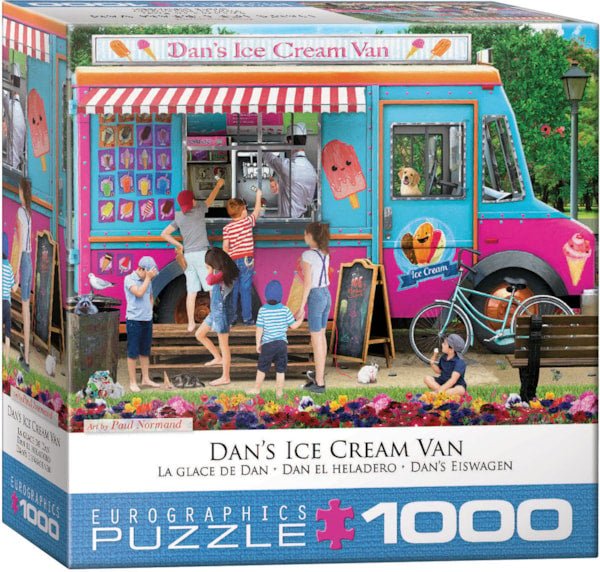 Dan's Ice Cream Van 1000 Piece Jigsaw Puzzle by Eurographics - Fun & Refreshing - Eurographics - Jigsaw Puzzles - The Puzzle Center -