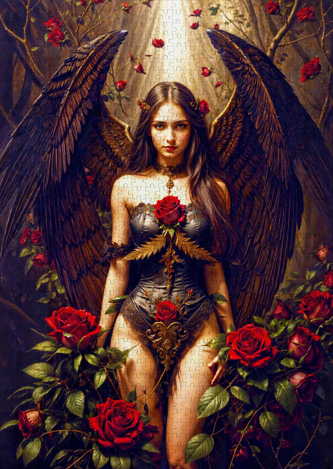 Dark Angel 1000 Piece Jigsaw Puzzle | Enjoy Puzzles - Jigsaw Puzzles - The Puzzle Center