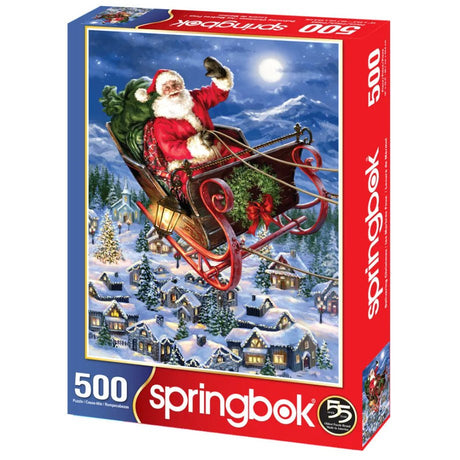 Delivering Christmas 500 Piece Jigsaw Puzzle by Springbok Puzzles - Springbok Puzzles - Jigsaw Puzzles - The Puzzle Center -