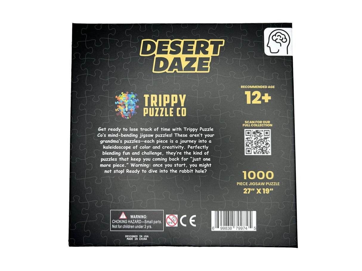 Desert Daze 1000 Piece Jigsaw Puzzle | Trippy Puzzle Co - Jigsaw Puzzles - The Puzzle Center