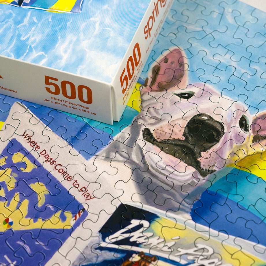 Dog Days Of Summer 500 Piece Jigsaw Puzzle by Springbok Puzzles - Springbok Puzzles - Jigsaw Puzzles - The Puzzle Center