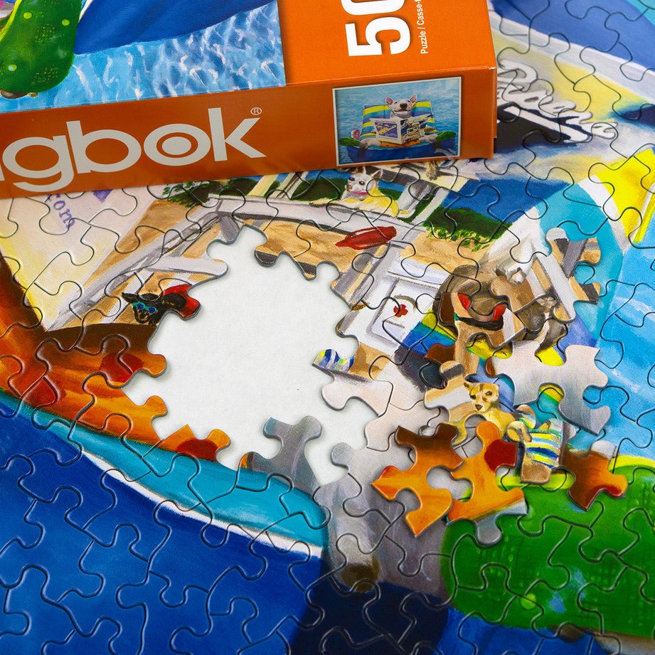 Dog Days Of Summer 500 Piece Jigsaw Puzzle by Springbok Puzzles - Springbok Puzzles - Jigsaw Puzzles - The Puzzle Center