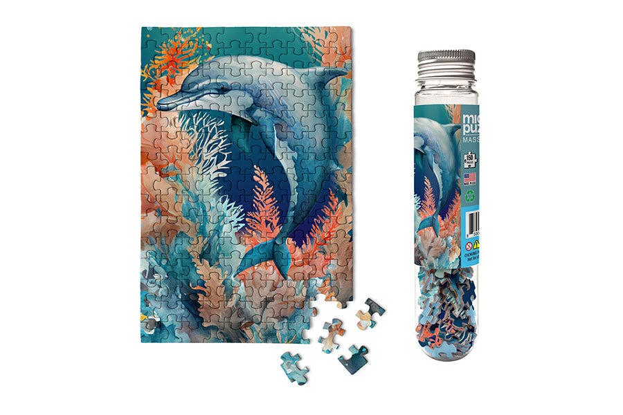 Dolphin - Marine Life Mini Jigsaw Puzzle | MicroPuzzles - Mini Jigsaw Puzzles - The Puzzle Center