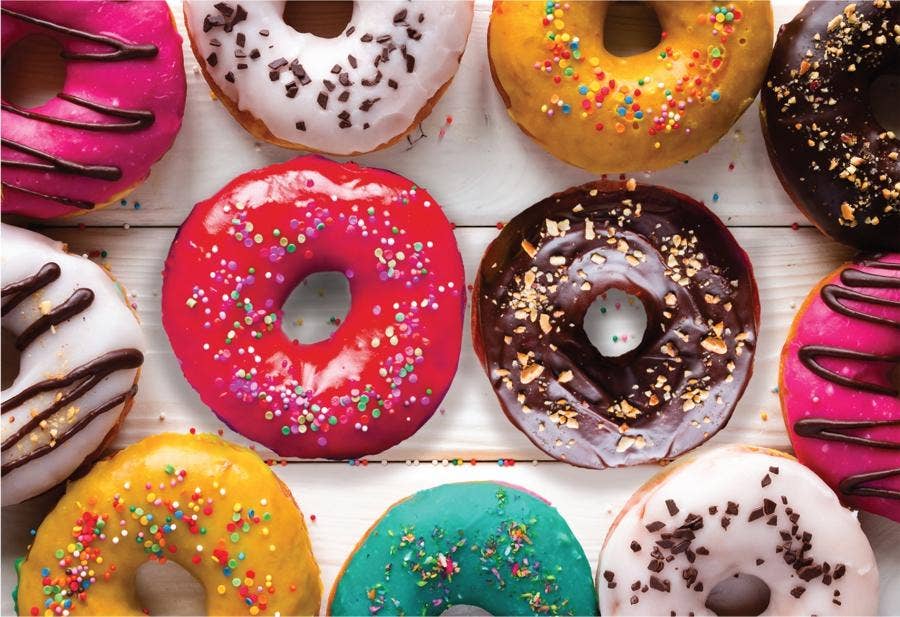 Donuts Mini Jigsaw Puzzle | MicroPuzzles - Mini Jigsaw Puzzles - The Puzzle Center
