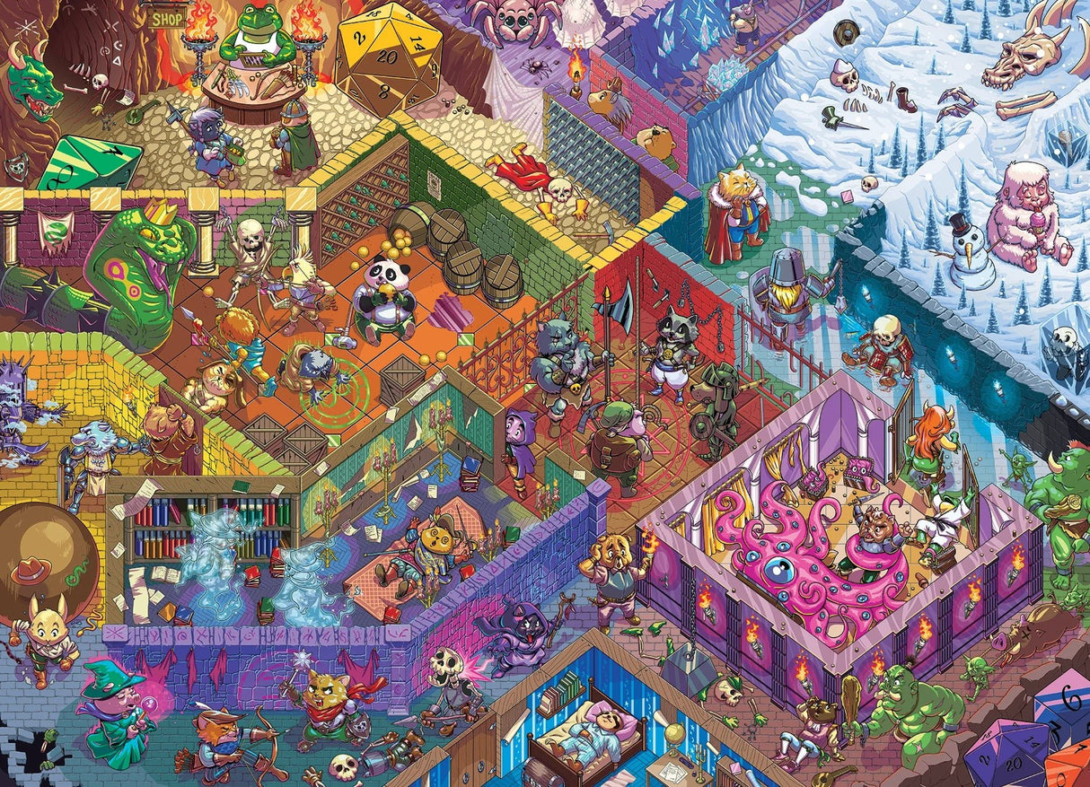 Dungeon Run 500 Piece Jigsaw Puzzle | Cobble Hill - Jigsaw Puzzles - The Puzzle Center