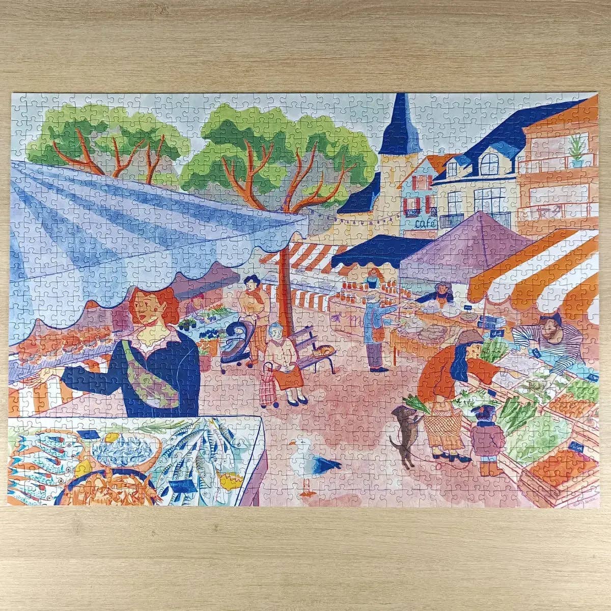 Market Square 1000 Piece Jigsaw Puzzle | Aparté