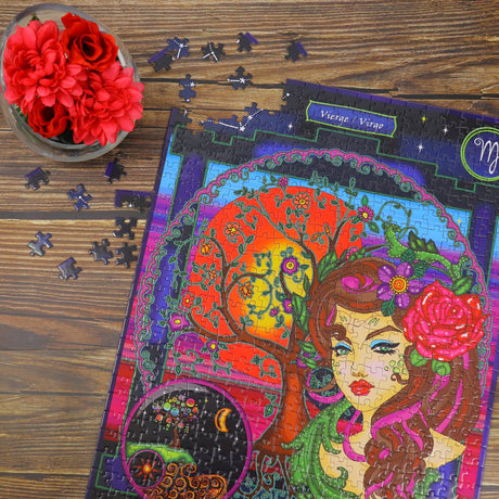 Earth Signs Multipack - 3 Puzzles, 500 Pieces Each by JaCaRou Puzzles - JaCaRou Puzzles Inc. - Jigsaw Puzzles - The Puzzle Center -
