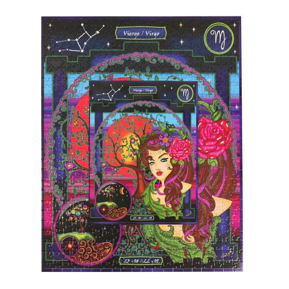 Earth Signs Multipack - 3 Puzzles, 500 Pieces Each by JaCaRou Puzzles - JaCaRou Puzzles Inc. - Jigsaw Puzzles - The Puzzle Center -