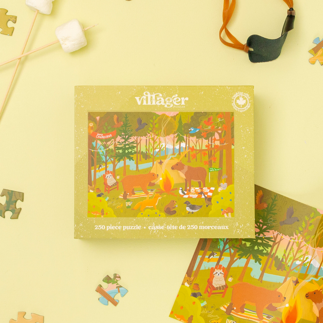 Camp Canadiana 250 Piece JIgsaw Puzzle | Villager