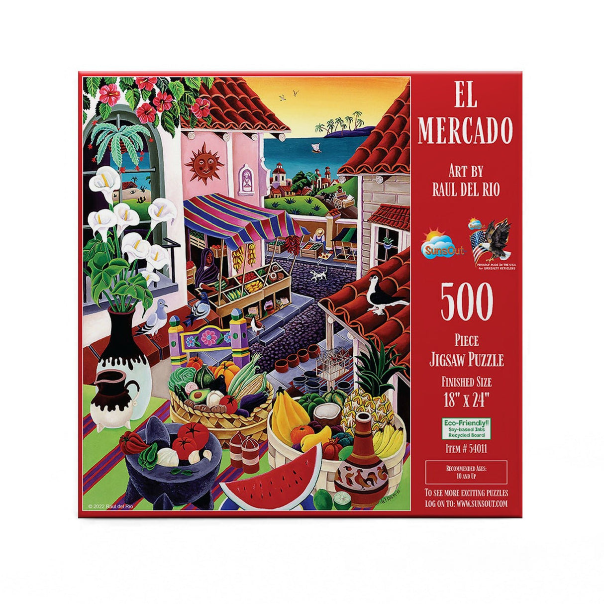 El Mercado 500 Piece Jigsaw Puzzle by SunsOut Puzzles - SunsOut - Jigsaw Puzzles - The Puzzle Center