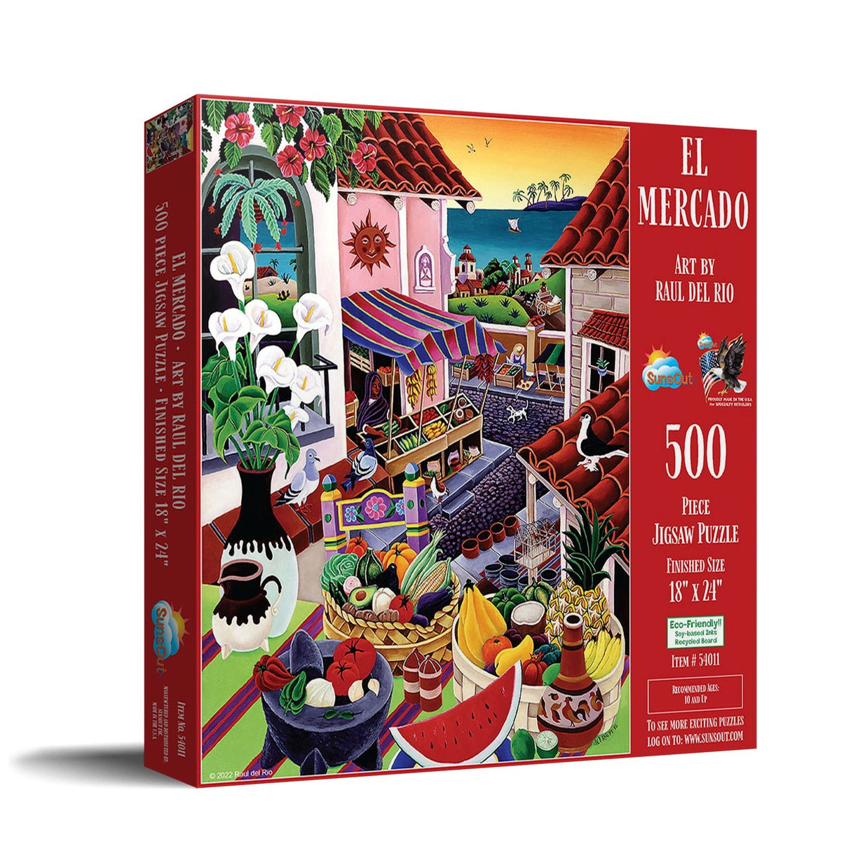 El Mercado 500 Piece Jigsaw Puzzle by SunsOut Puzzles - SunsOut - Jigsaw Puzzles - The Puzzle Center