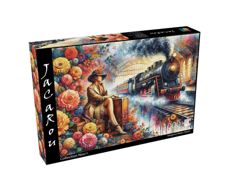 Elegance Meets Steam 1000 Piece Jigsaw Puzzle | JaCaRou Puzzles - Jigsaw Puzzles - The Puzzle Center