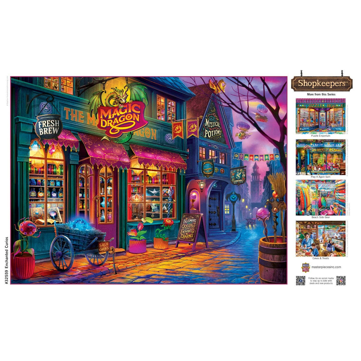 Enchanted Curios - Shopkeepers 750 Piece Jigsaw Puzzle | Masterpieces - Masterpieces Puzzles - Jigsaw Puzzles - The Puzzle Center