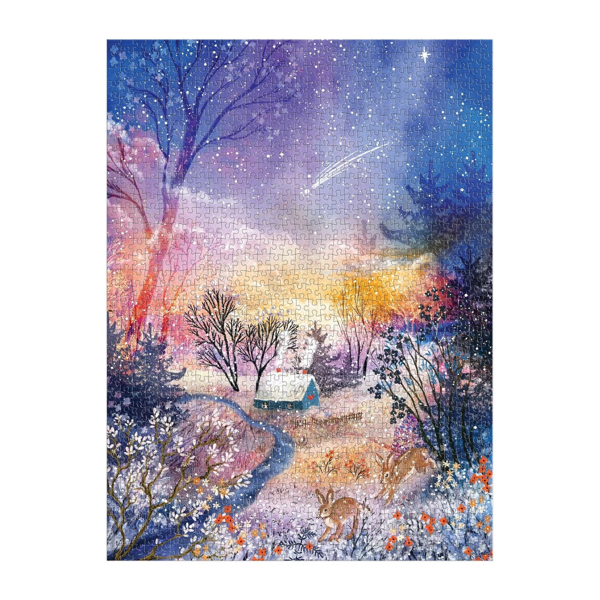 Enchanted Snowfall 1000 Piece Jigsaw Puzzle | Galison - Jigsaw Puzzles - The Puzzle Center