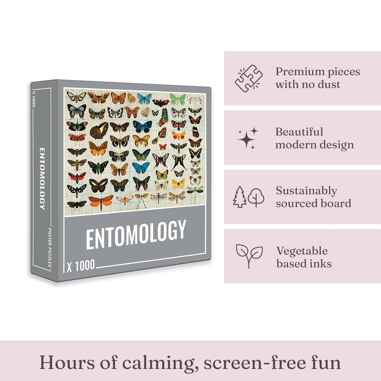 Entomology 1000 Piece Jigsaw Puzzle | Cloudberries - Jigsaw Puzzles - The Puzzle Center