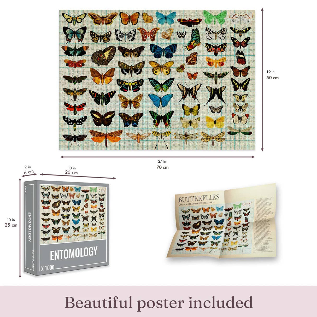 Entomology 1000 Piece Jigsaw Puzzle | Cloudberries - Jigsaw Puzzles - The Puzzle Center