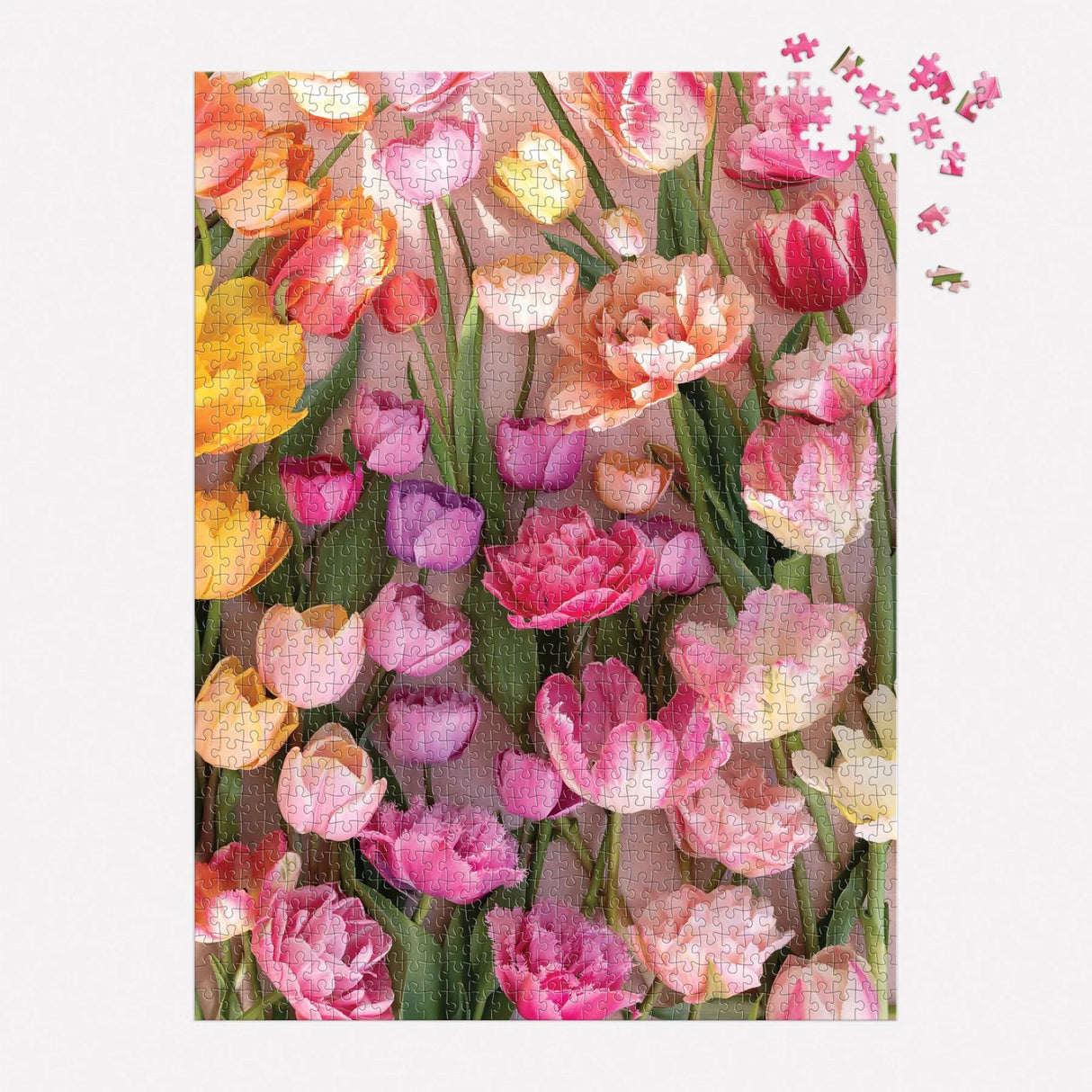 Ephemeral Tulips 1000 Piece Jigsaw Puzzle | Galison - Jigsaw Puzzles - The Puzzle Center