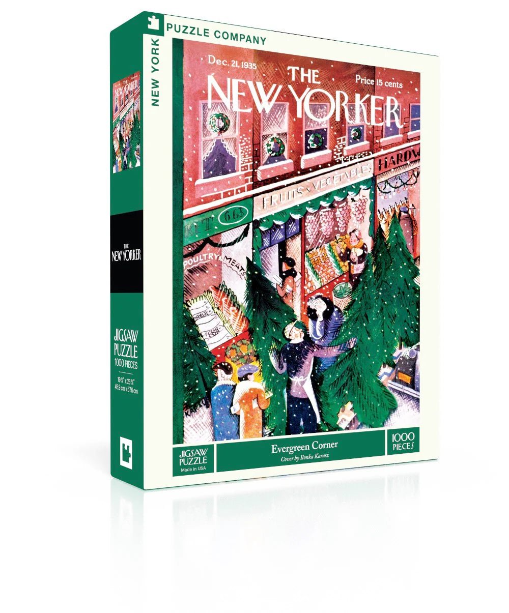 Evergreen Corner 1000 Piece Jigsaw Puzzle | New York Puzzle Company - Jigsaw Puzzles - The Puzzle Center