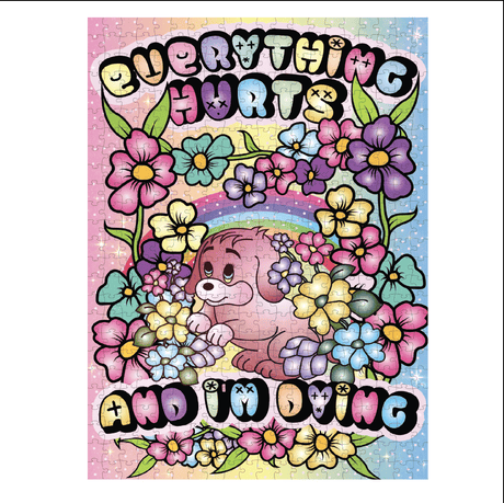 Everything Hurts Puzzle - Funny 500 Piece Spring Jigsaw Puzzle by FUN CLUB - FUN CLUB - Jigsaw Puzzles - The Puzzle Center -