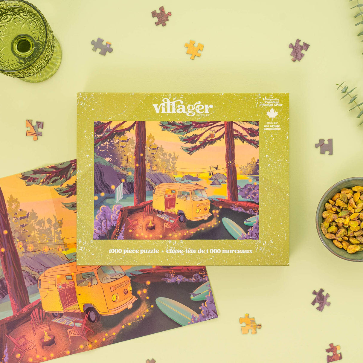 Twilight Campsite 1000 Piece Jigsaw Puzzle | Villager Puzzles