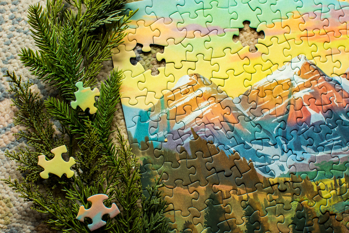 Kashmir Valley 500 Piece Jigsaw Puzzle | Laila Luxury Puzzles