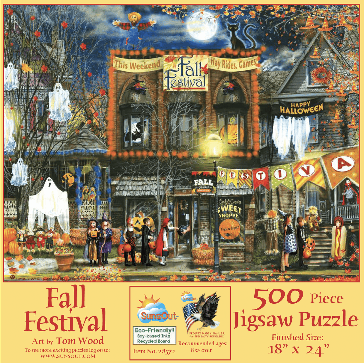 Fall Festival 500 Piece Jigsaw Puzzle by SunsOut Puzzles - SunsOut - Jigsaw Puzzles - The Puzzle Center -