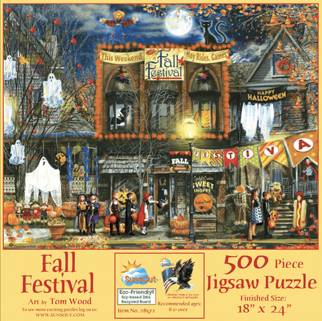 Fall Festival 500 Piece Jigsaw Puzzle by SunsOut Puzzles - SunsOut - Jigsaw Puzzles - The Puzzle Center -