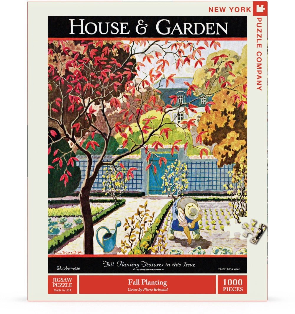Fall Planting 1000 Piece Jigsaw Puzzle | New York Puzzle Company - Jigsaw Puzzles - The Puzzle Center