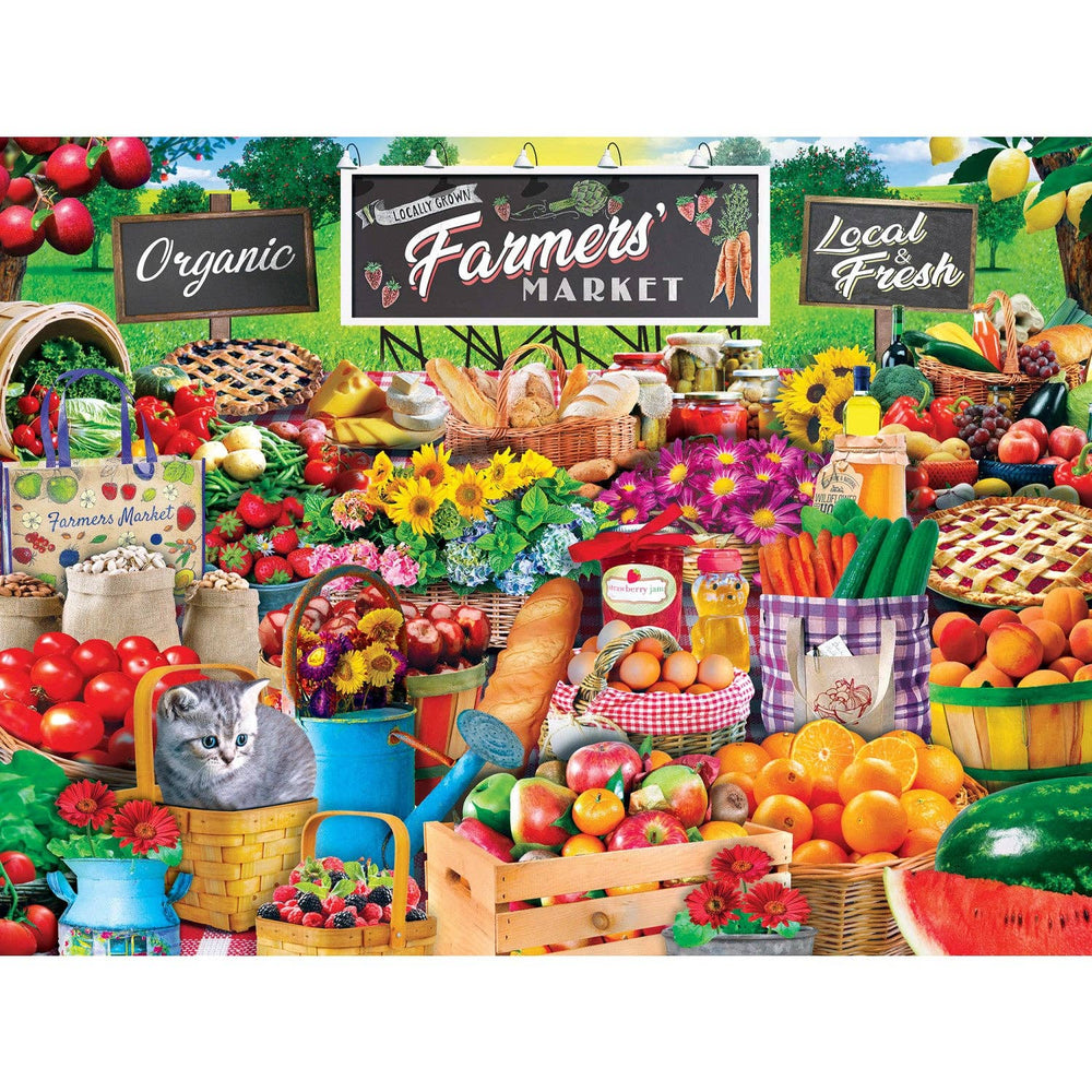 Farmer's Market - Fresh Finds 750 Piece Jigsaw Puzzle - Masterpieces Puzzles - Jigsaw Puzzles - The Puzzle Center