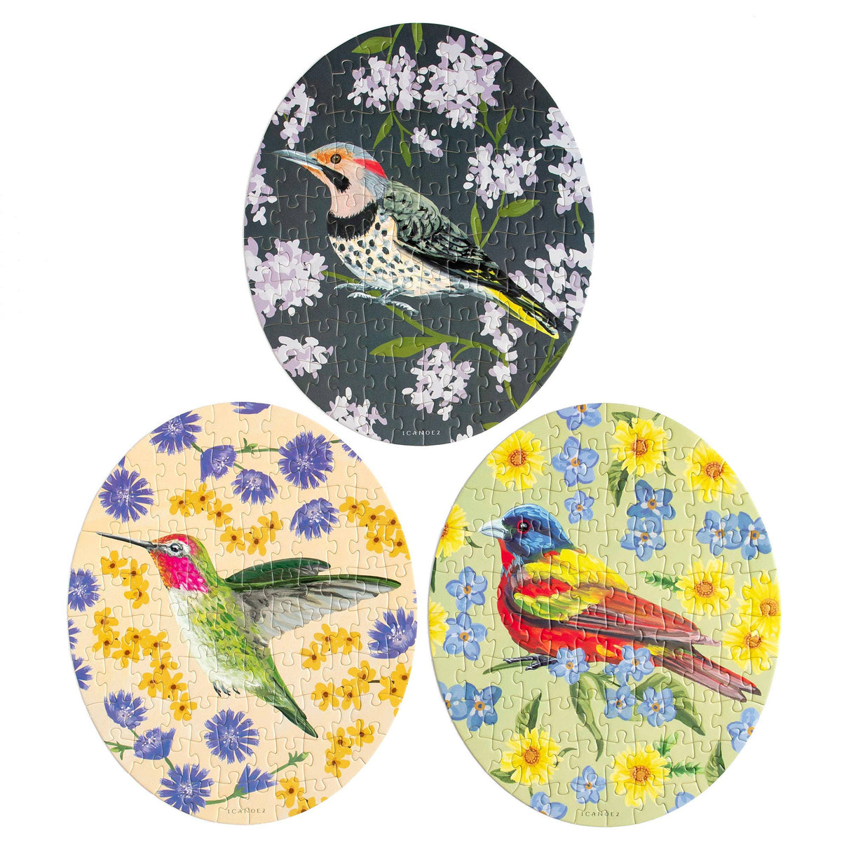 Feathered Friends 100 Piece Birds Jigsaw Puzzles | 1Canoe2 - Jigsaw Puzzles - The Puzzle Center