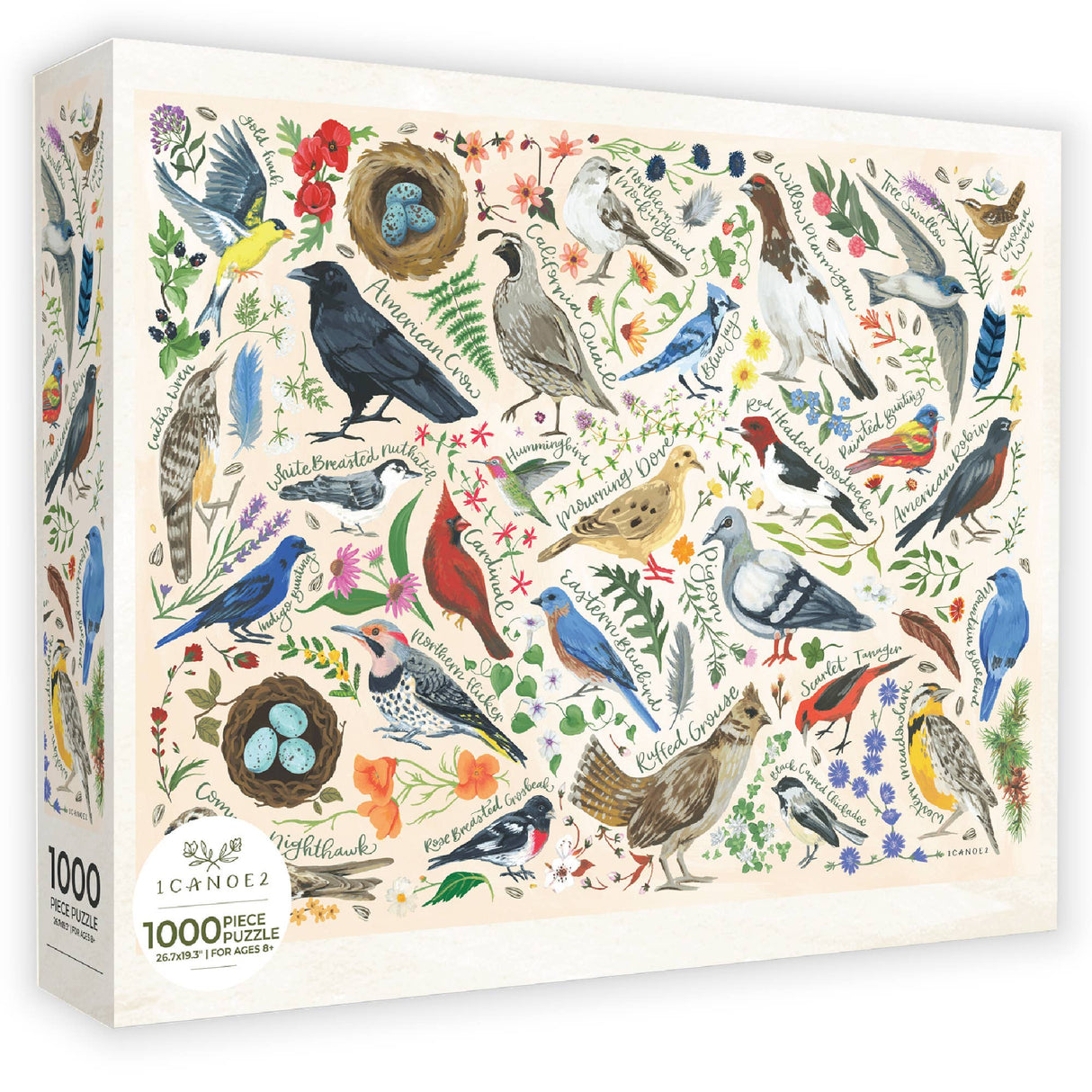 Feathered Friends 1000 Piece Jigsaw Puzzle | 1Canoe2 - Jigsaw Puzzles - The Puzzle Center