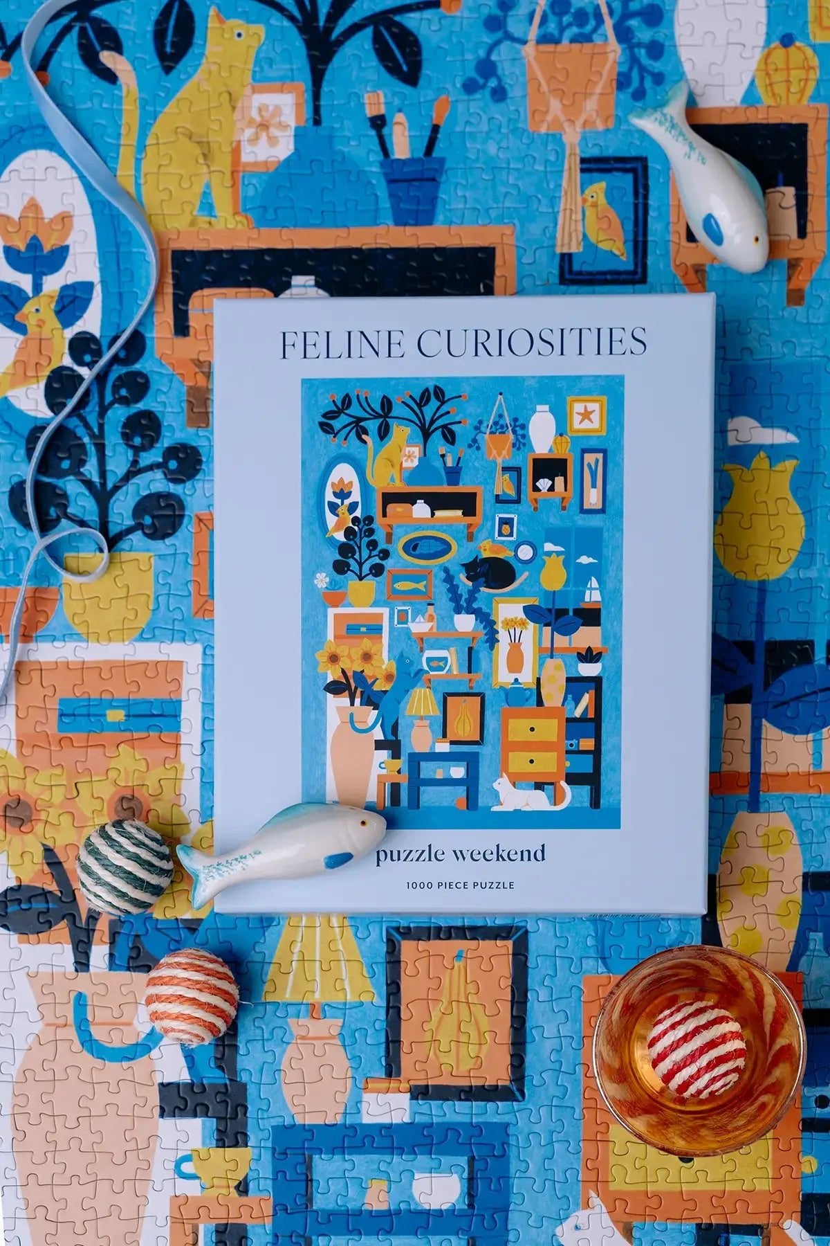 Feline Curiosities 1000 Piece Jigsaw Puzzle | Puzzle Weekend - Jigsaw Puzzles - The Puzzle Center