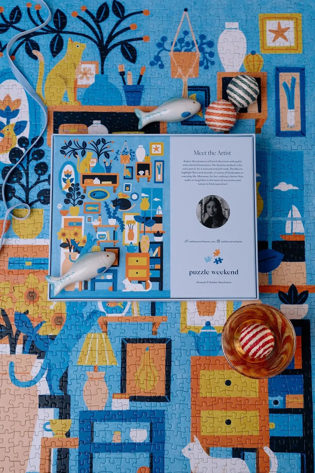 Feline Curiosities 1000 Piece Jigsaw Puzzle | Puzzle Weekend - Jigsaw Puzzles - The Puzzle Center