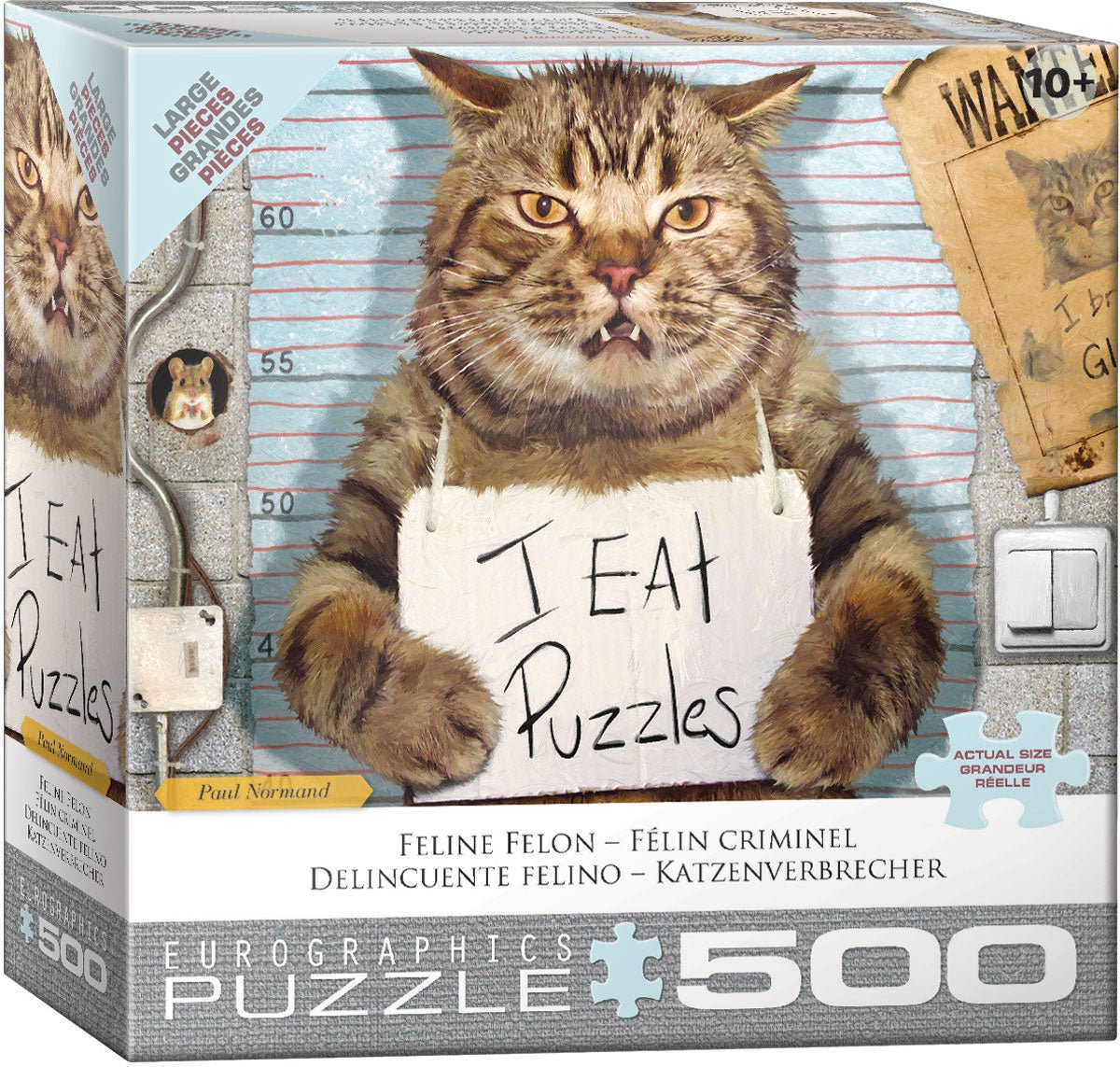 Feline Feline by Paul Normand 500 Piece Jigsaw Puzzle | Eurographics - Eurographics - Jigsaw Puzzles - The Puzzle Center