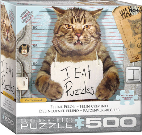 Feline Feline by Paul Normand 500 Piece Jigsaw Puzzle | Eurographics - Eurographics - Jigsaw Puzzles - The Puzzle Center