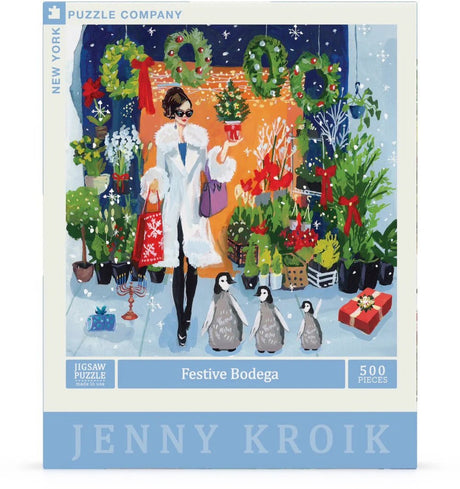 Festive Bodega 500 Piece Jigsaw Puzzle | New York Puzzle Company - Jigsaw Puzzles - The Puzzle Center
