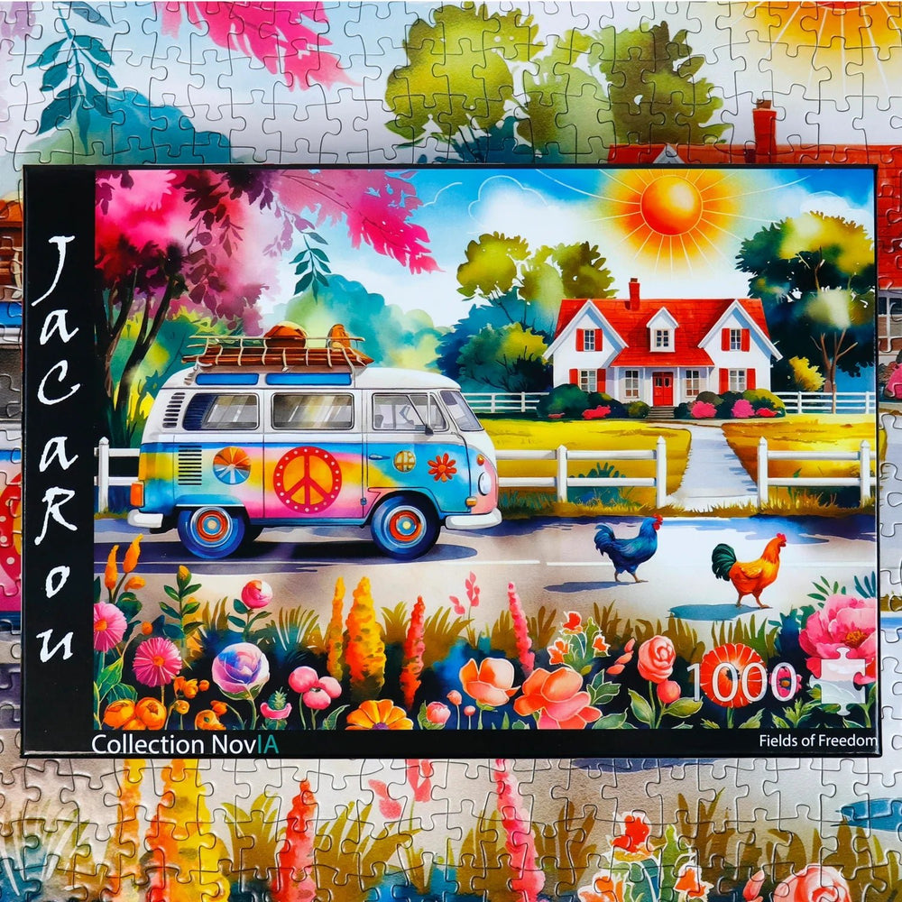 Fields Of Freedom 1000 Piece Jigsaw Puzzle by JaCaRou Puzzles - Jigsaw Puzzles - The Puzzle Center