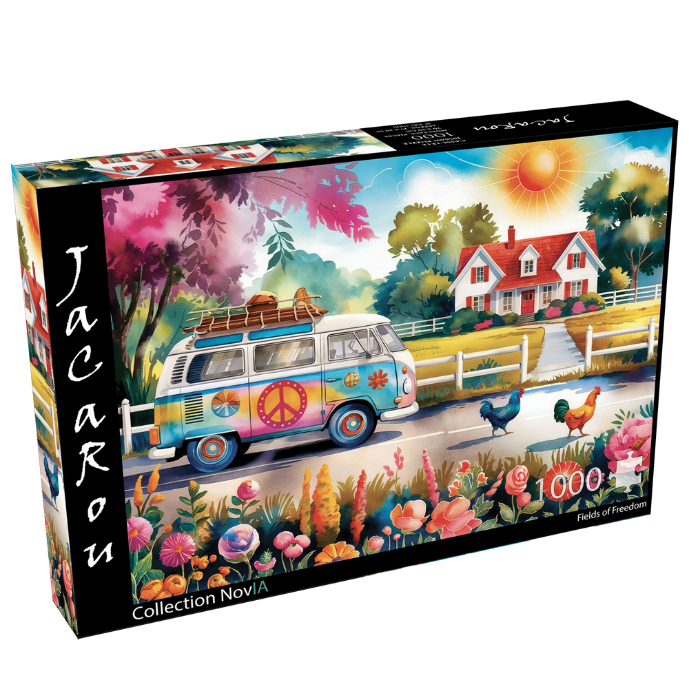 Fields Of Freedom 1000 Piece Jigsaw Puzzle by JaCaRou Puzzles - Jigsaw Puzzles - The Puzzle Center