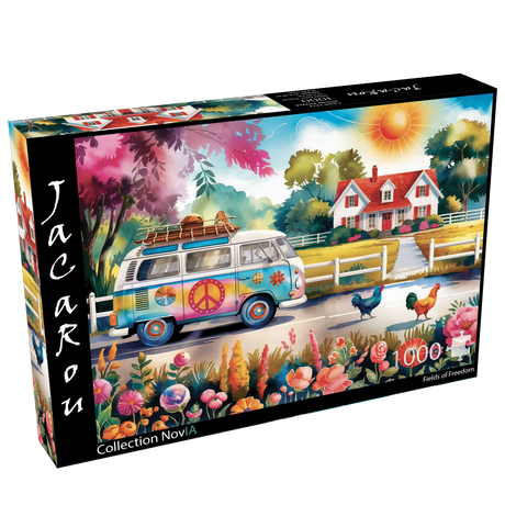 Fields Of Freedom 1000 Piece Jigsaw Puzzle by JaCaRou Puzzles - Jigsaw Puzzles - The Puzzle Center