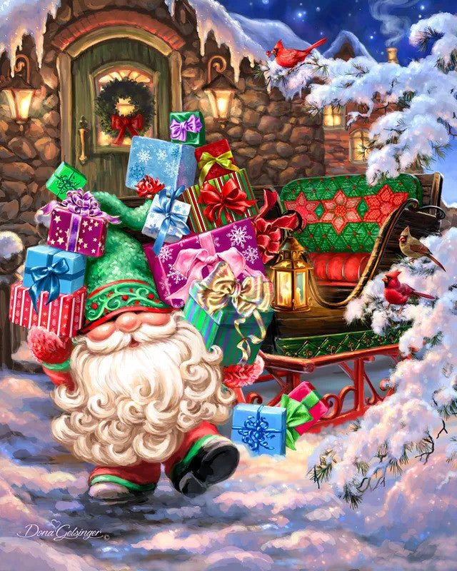 Filling the Sleigh 500 Piece Jigsaw Puzzle | Springbok Puzzles - Springbok Puzzles - Jigsaw Puzzles - The Puzzle Center