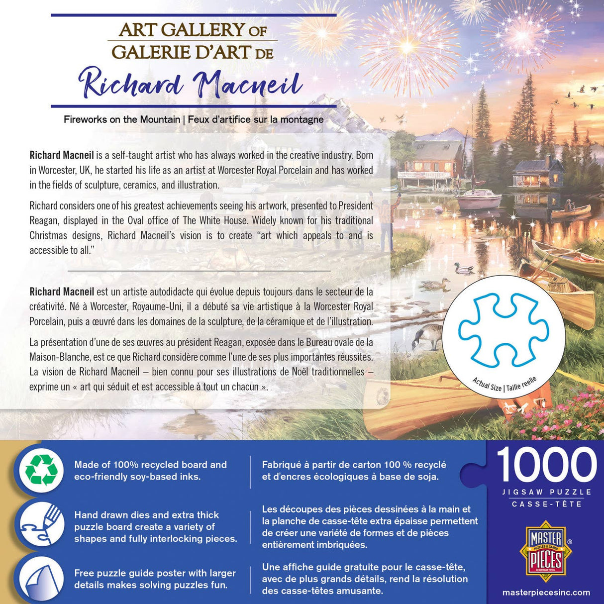 Fireworks on the Mountain Art Gallery - 1000 Piece Puzzle by Masterpieces Puzzles - Masterpieces Puzzles - Jigsaw Puzzles - The Puzzle Center