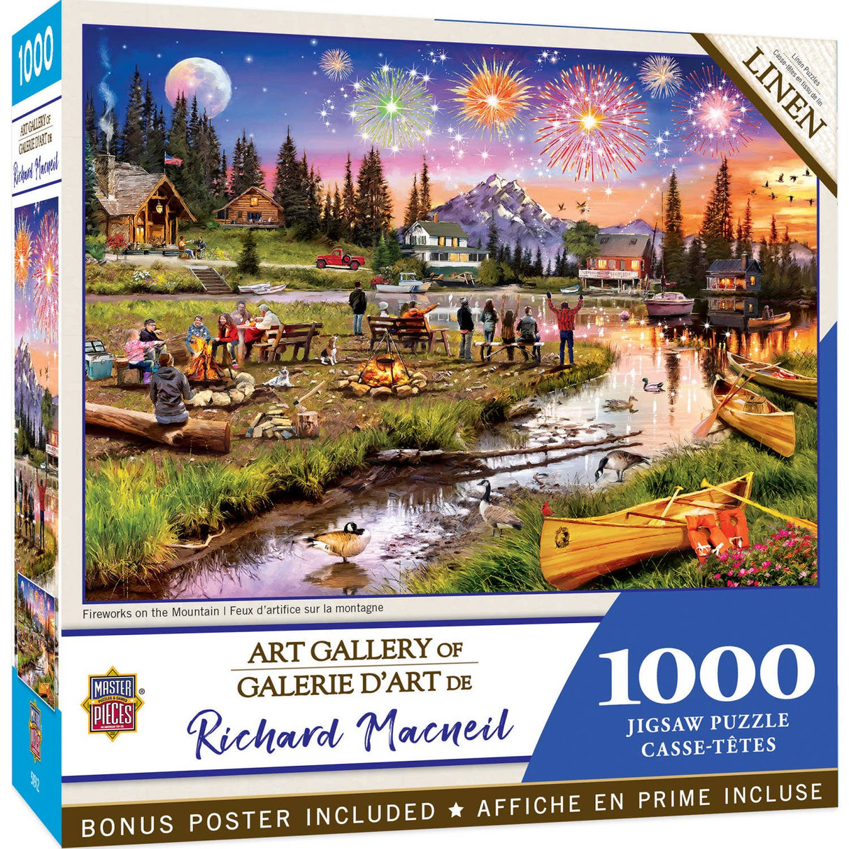 Fireworks on the Mountain Art Gallery - 1000 Piece Puzzle by Masterpieces Puzzles - Masterpieces Puzzles - Jigsaw Puzzles - The Puzzle Center