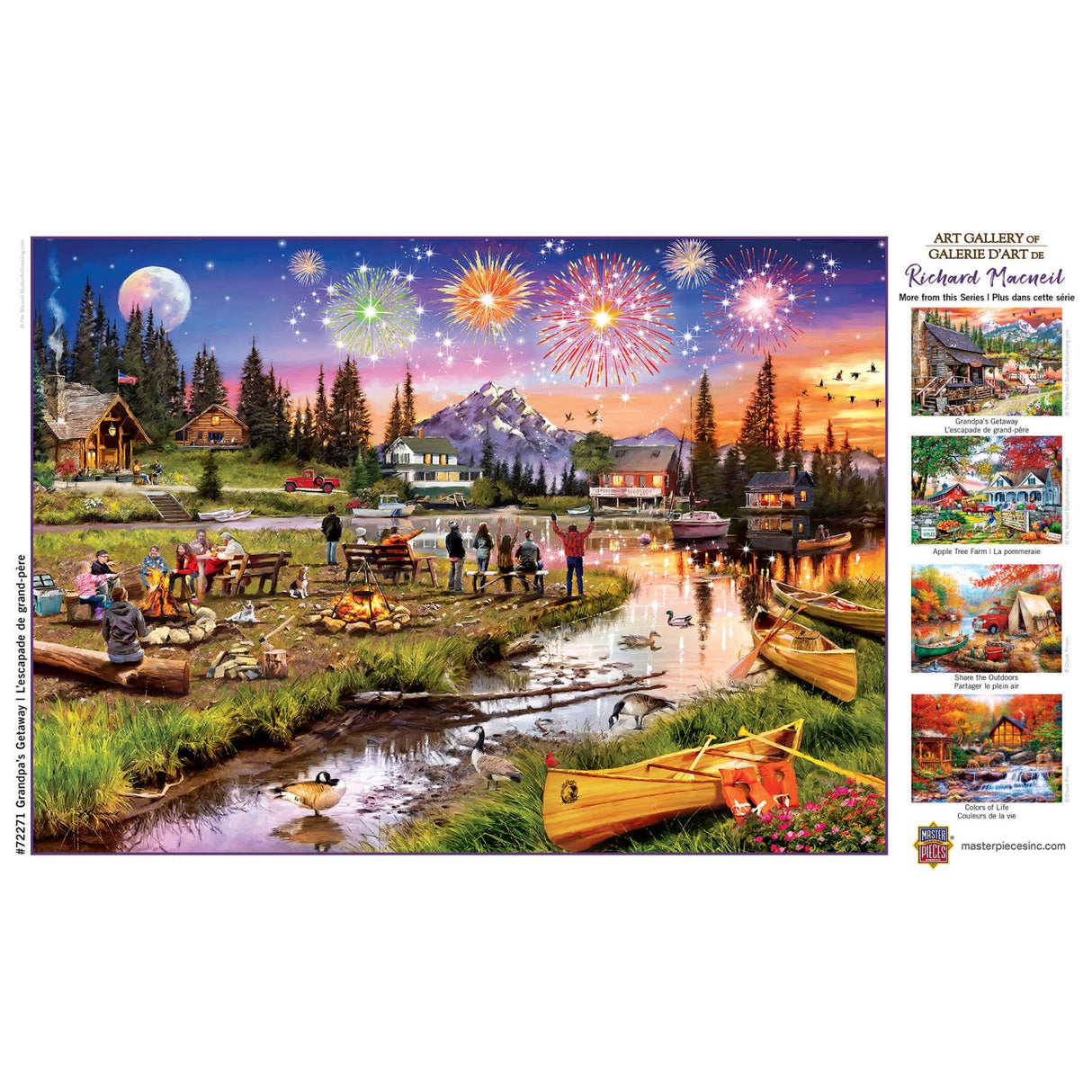 Fireworks on the Mountain Art Gallery - 1000 Piece Puzzle by Masterpieces Puzzles - Masterpieces Puzzles - Jigsaw Puzzles - The Puzzle Center