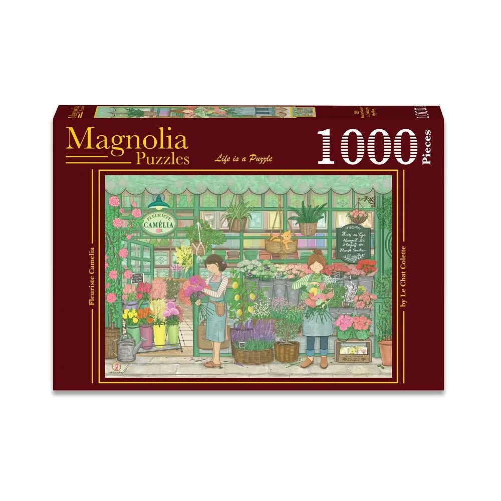 Fleuriste Camelia 1000 Piece Jigsaw Puzzle | Magnolia - Jigsaw Puzzles - The Puzzle Center
