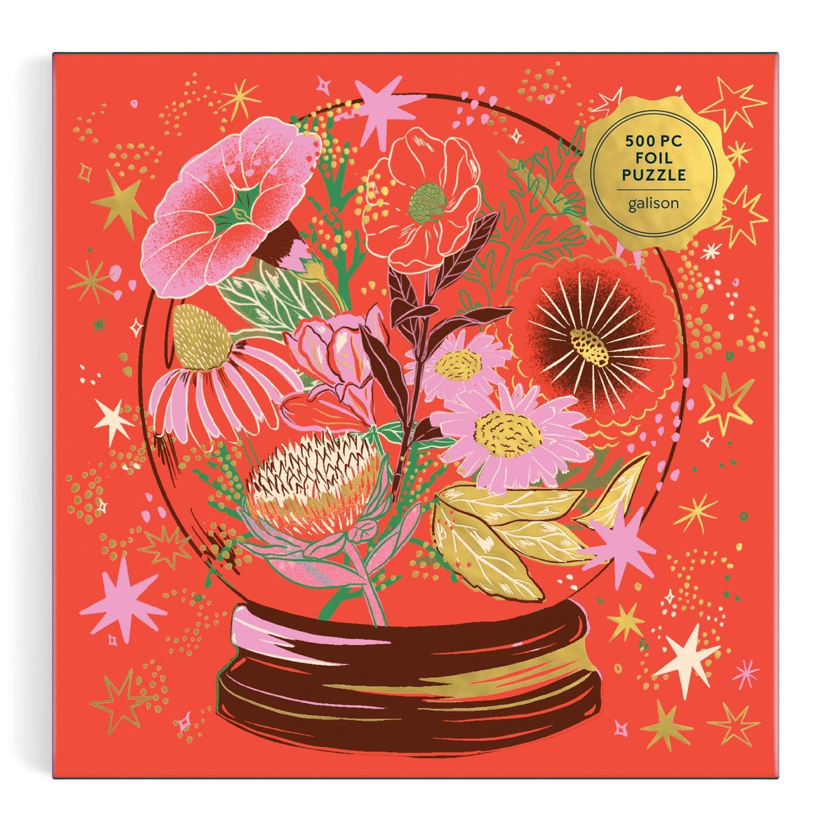 Flower Gazing 500 Piece Foil Jigsaw Puzzle | Galison