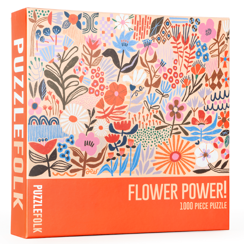 Flower Power 1000 Piece Jigsaw Puzzle | Puzzlefolk - Jigsaw Puzzles - The Puzzle Center