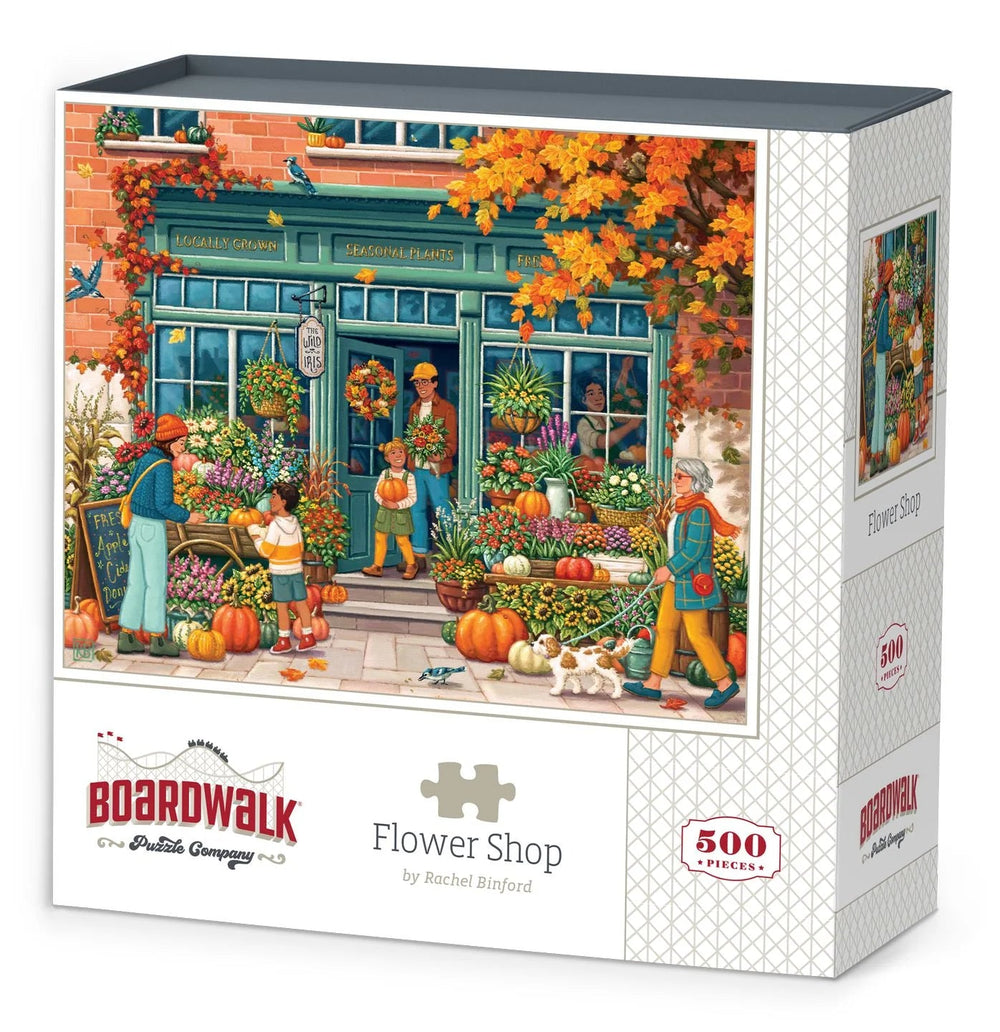 Flower Shop 500 Piece Puzzle by Boardwalk - Boardwalk - Jigsaw Puzzles - The Puzzle Center -