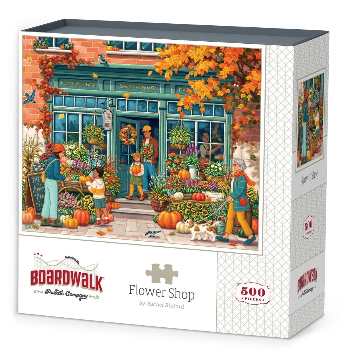 Flower Shop 500 Piece Puzzle by Boardwalk - Boardwalk - Jigsaw Puzzles - The Puzzle Center -