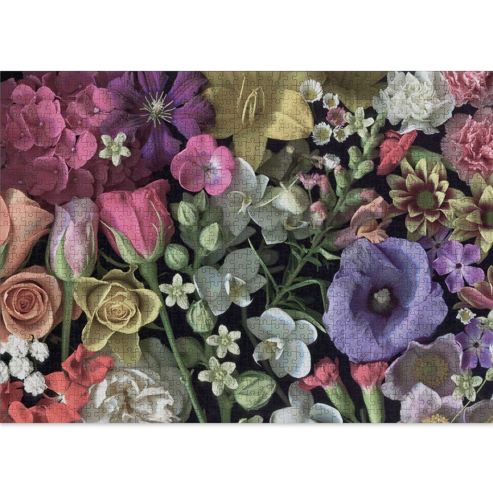 Flowers 1000 Piece Jigsaw Puzzle by Cloudberries - Floral Fun for Adults - Cloudberries Jigsaw Puzzles - Jigsaw Puzzles - The Puzzle Center -