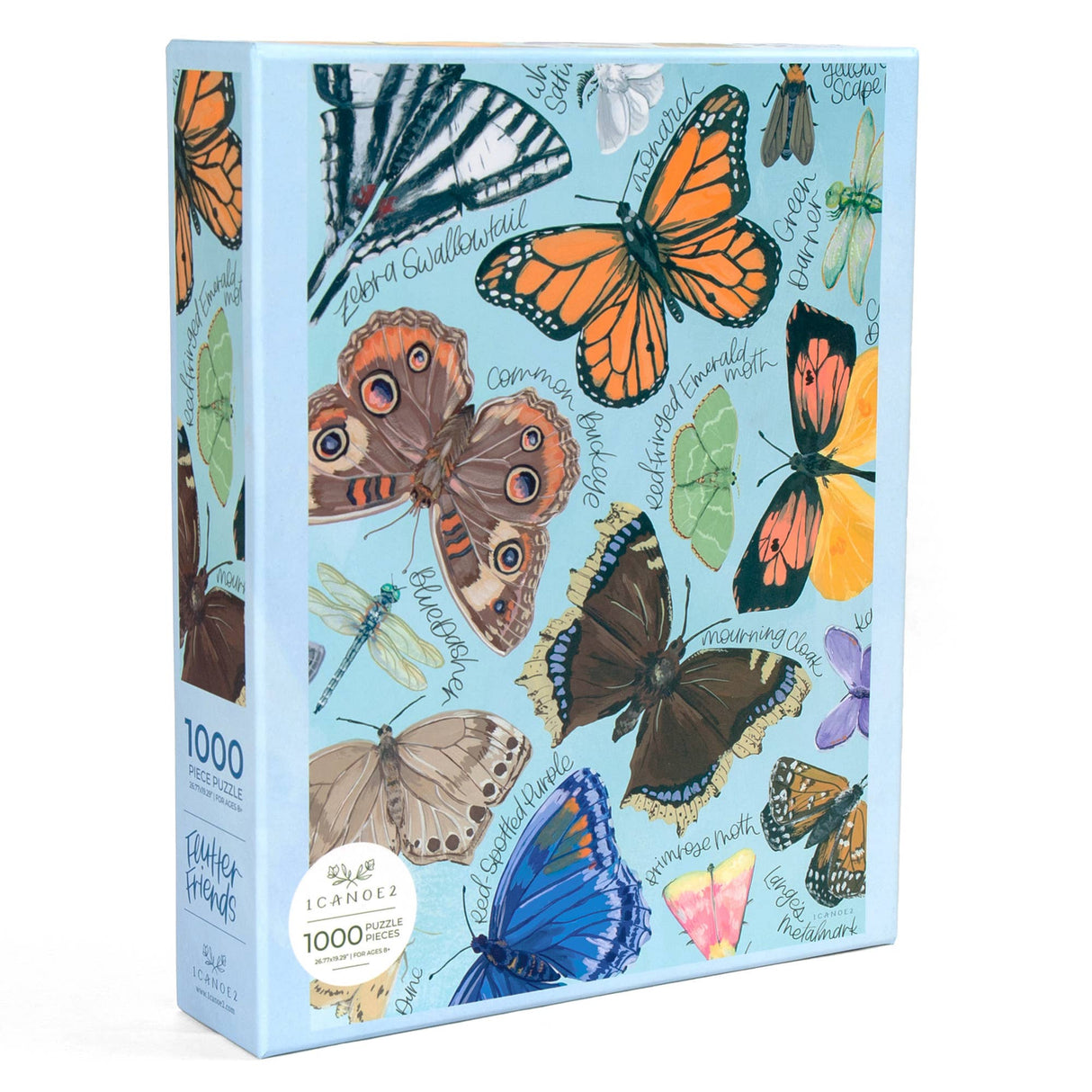 Flutter Friends Butterfly 1000 Piece Jigsaw Puzzle | 1Canoe2 - Jigsaw Puzzles - The Puzzle Center